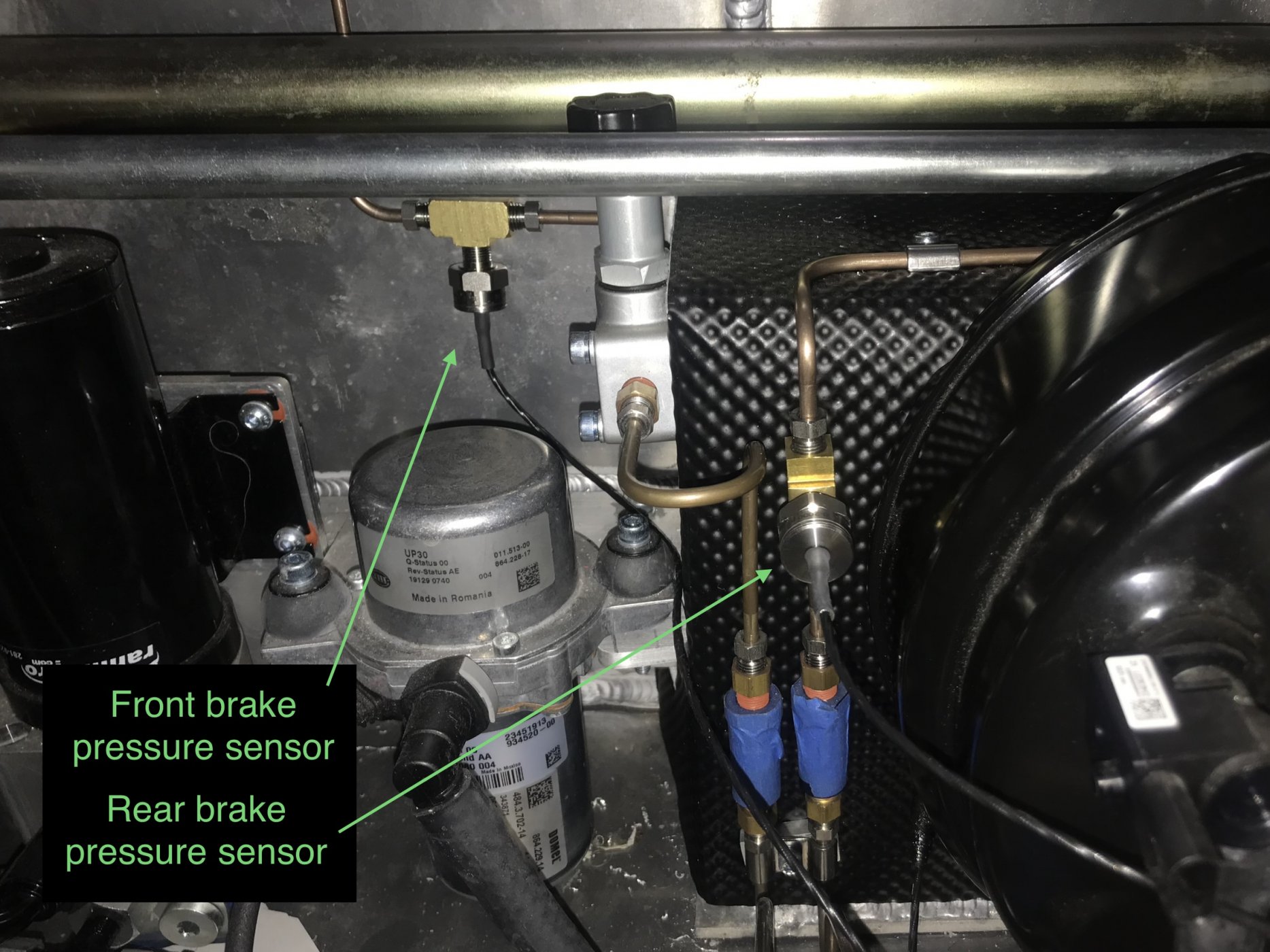 3AN Brake Pressure Sensor Tap Point